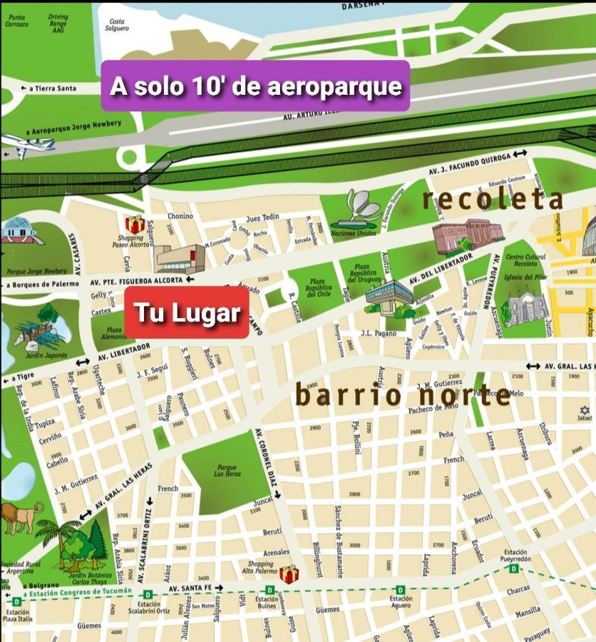 Castex Y Salguero Palermo Chico 2 Pax 10Min Aeroparque 100M Mater Dei Буенос-Айрес Екстер'єр фото